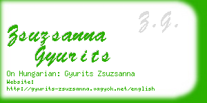 zsuzsanna gyurits business card